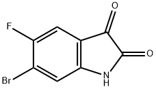 6-Bromo-5-fluoroisatin Struktur