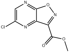 5-氯-异恶唑[4,5-B]吡嗪-3-甲酸甲酯 结构式