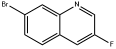 7-bromo-3-fluoroquinoline Structure
