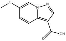 6-甲氧基-吡唑并[1,5-A]吡啶-3-羧酸, 1378686-25-9, 结构式