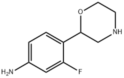 3-Fluoro-4-morpholinylaniline Struktur