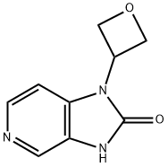 1-(oxetan-3-yl)-1H,2H,3H-imidazo[4,5-c]pyridin-2-one Struktur