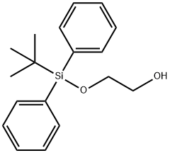 2-(t-Butyldiphenylsilanyloxy)Ethanol 化学構造式