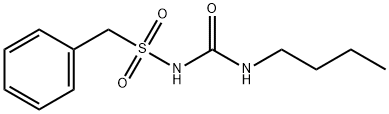 1-BENZYLSULFONYL-3-BUTYLUREA Struktur