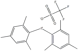 Dimesityliodonium triflate Structure