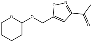 1-(5-(((Tetrahydro-2H-pyran-2-yl)oxy)methyl)isoxazol-3-yl)ethanone Structure