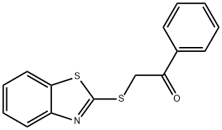 2-(BENZOTHIAZOL-2-YLSULFANYL)-1-PHENYL-ETHANONE Structure