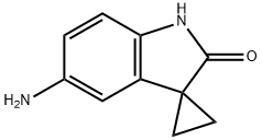 5'-amino-1',2'-dihydrospiro[cyclopropane-1,3'-indole]-2'-one Struktur