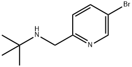 2-Pyridinemethanamine, 5-bromo-N-(1,1-dimethylethyl)- Structure