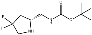 tert-butyl N-{[(2R)-4,4-difluoropyrrolidin-2-yl]methyl}carbamate