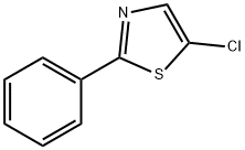 5-Chloro-2-phenylthiazole 化学構造式