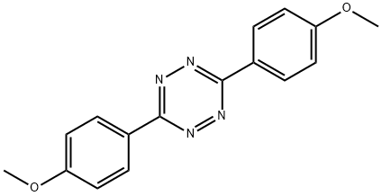 1,2,4,5-Tetrazine,3,6-bis(4-methoxyphenyl)-
 Structure