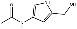 N-(5-(hydroxymethyl)-1H-pyrrol-3-yl)acetamide Structure