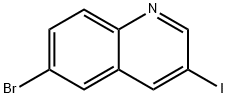 6-bromo-3-iodoquinoline Struktur
