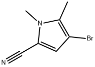 4-Bromo-1,5-dimethyl-1H-pyrrole-2-carbonitrile Structure