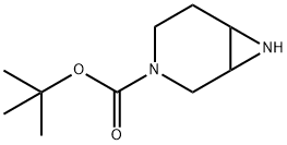 3,7-Diaza-bicyclo[4.1.0]heptane-3-carboxylic acid tert-butyl ester Structure
