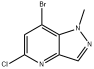 7-bromo-5-chloro-1-methyl-1H-pyrazolo[4,3-b]pyridine Structure