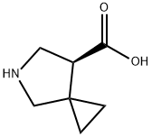 (S)-5-氮杂螺[2.4]庚烷-7-羧酸 结构式