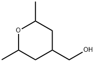 (2,6-Dimethyl-tetrahydro-pyran-4-yl)-methanol Structure