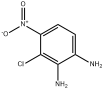 3-氯-4-硝基-1,2-苯二胺 结构式