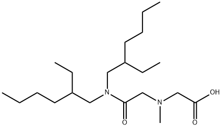 2-((2-(bis(2-ethylhexyl)amino)-2-oxoethyl)(methyl)amino)acetic acid Structure