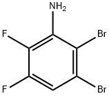 2,3-Dibromo-5,6-difluoroaniline Struktur