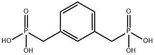 m-Xylylenediphosphonic Acid Struktur