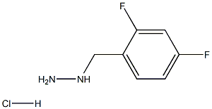 (2,4-Difluorobenzyl)hydrazine hydrochloride Structure
