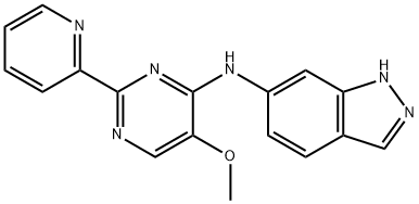 1447606-32-7 N-(5-Methoxy-2-(pyridin-2-yl)pyrimidin-4-yl)-1H-indazol-6-amine