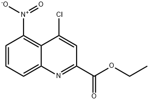 ethyl 4-chloro-5-nitroquinoline-2-carboxylate Structure