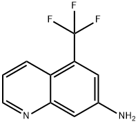 5-(三氟甲基)喹啉-7-胺, 1447606-61-2, 结构式