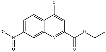 ethyl 4-chloro-7-nitroquinoline-2-carboxylate Structure