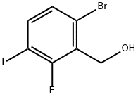 (6-溴-2-氟-3-碘苯基)甲醇, 1449008-03-0, 结构式