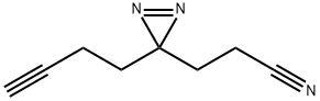 3-(3-(BUT-3-YN-1-基)-3H-二嗪-3-基)丙腈,1450754-43-4,结构式