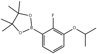 2-Fluoro-3-isopropoxyphenylboronic acid pinacol ester Structure