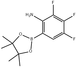 2-氨基-3,4,5-三氟苯硼酸频哪醇酯,1451391-20-0,结构式
