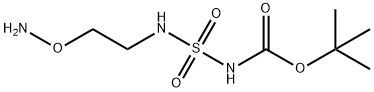 N-[[[2-(Aminooxy)ethyl]amino]sulfonyl]carbamic acid 1,1-dimethylethyl ester Structure