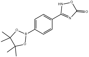 4-(5-氧代-4,5-二氢-1,2,4-噁二唑-3-基)苯硼酸频哪醇酯, 1454814-36-8, 结构式