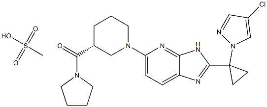 PF-06424439 METHANESULFONATE, 1469284-79-4, 结构式