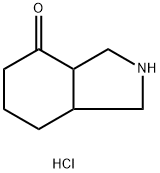 八氢-异吲哚-4-酮盐酸盐 结构式