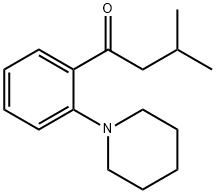 3-methyl-1-(2-(piperidin-1-yl)phenyl)butan-1-one Struktur