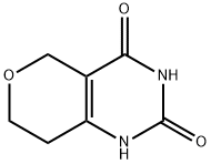 7,8-dihydro-5H-pyrano[4,3-d]pyrimidine-2,4-diol 化学構造式