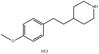 4-[2-(4-Methoxyphenyl)ethyl]piperidine HCl Structure
