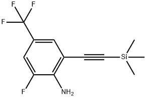 1493799-73-7 2-Fluoro-4-trifluoromethyl-6-trimethylsilanylethynyl-phenylamine