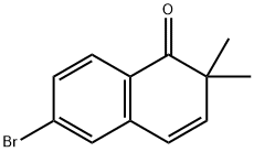6-溴-2,2-二甲基萘-1(2H)-酮, 149455-89-0, 结构式