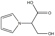 3-hydroxy-2-(1H-pyrrol-1-yl)propanoic acid,1496762-36-7,结构式