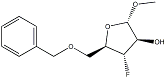 (2S,3R,4S,5R)-5-((benzyloxy)methyl)-4-fluoro-2-methoxytetrahydrofuran-3-ol