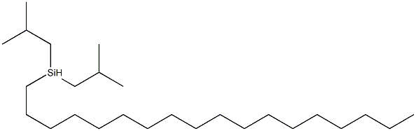 十八烷基二异丁基硅烷, 149808-33-3, 结构式