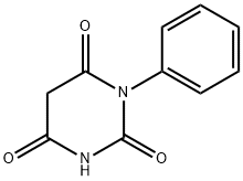 1-フェニルバルビツル酸 化学構造式