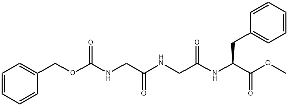 CARBOBENZYLOXYGLYCYLGLYCYL-L-PHENYLALANINE METHYL ESTER Struktur